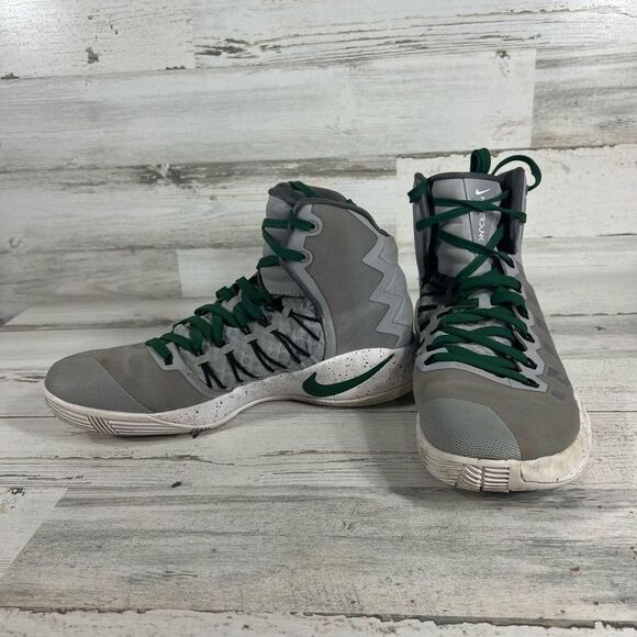 Nike Mens Zoom‎ Hyperdunk TB Sneaker Basketball Athletic Shoes Gray Size 10.5 - Picture 5 of 8